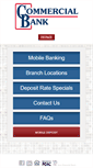 Mobile Screenshot of commercialbank-stl.mobi