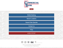 Tablet Screenshot of commercialbank-stl.mobi